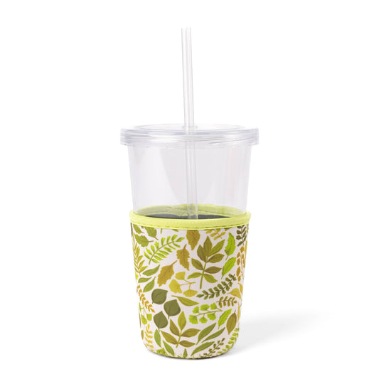 Forest Floor Drink Sleeve, Iced Coffee Koozie