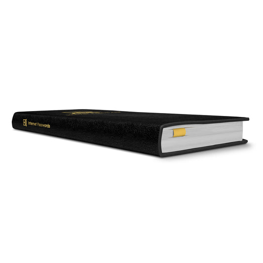 Black Password Jotter Journal