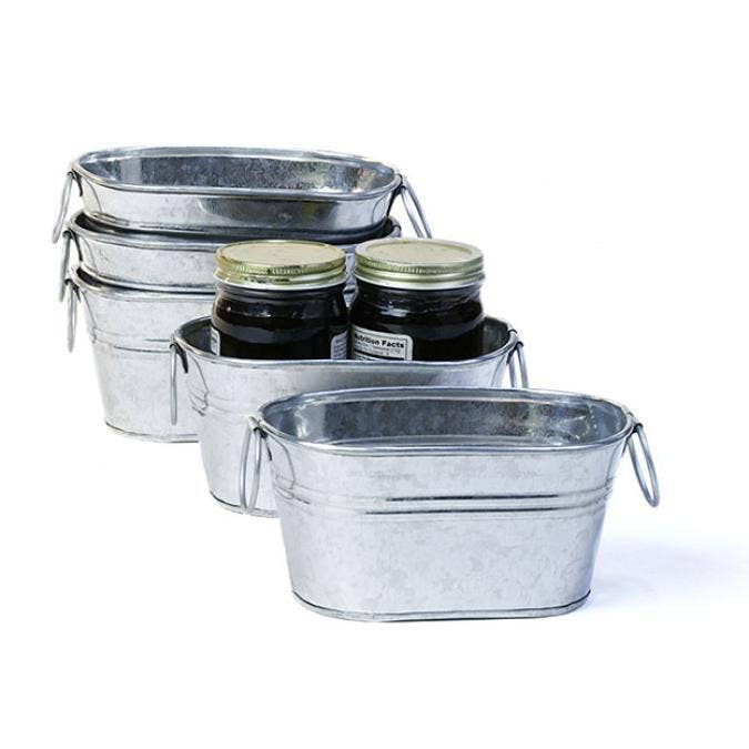 6 inch galvanized Oval Tub
