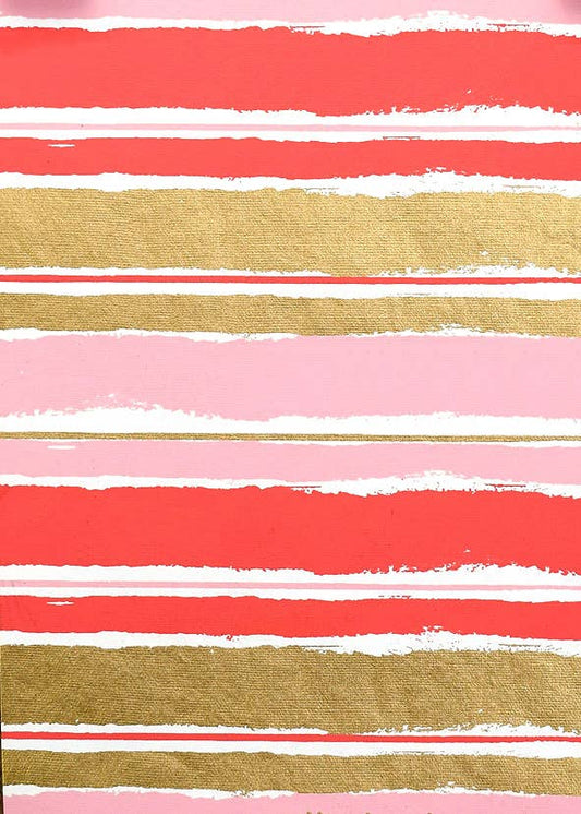 Pink Painterly Roll Wrapping Paper