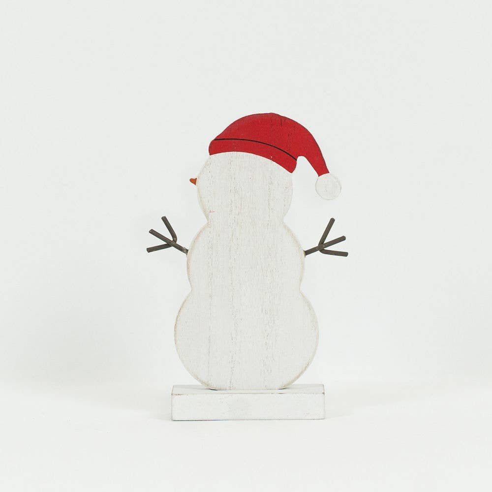 Wood cutout on SNOWMAN Christmas Decor