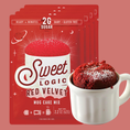 Load image into Gallery viewer, Red Velvet Mug Cake Quick Mix - Keto, Dairy-Free
