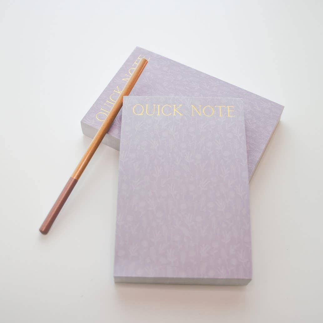 Notepad Quick Note Quick Note Chunky Notepad – Sweet Pea Designs