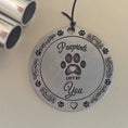 Load image into Gallery viewer, Pawprints Left By You Pet Memorial Windchime 6077
