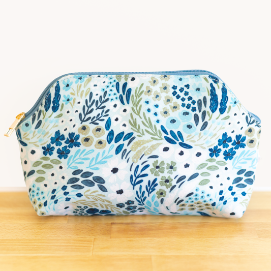 Waterfall Floral Zipper Pouch