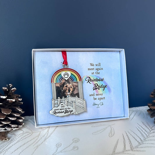 Rainbow Bridge Photo Ornament