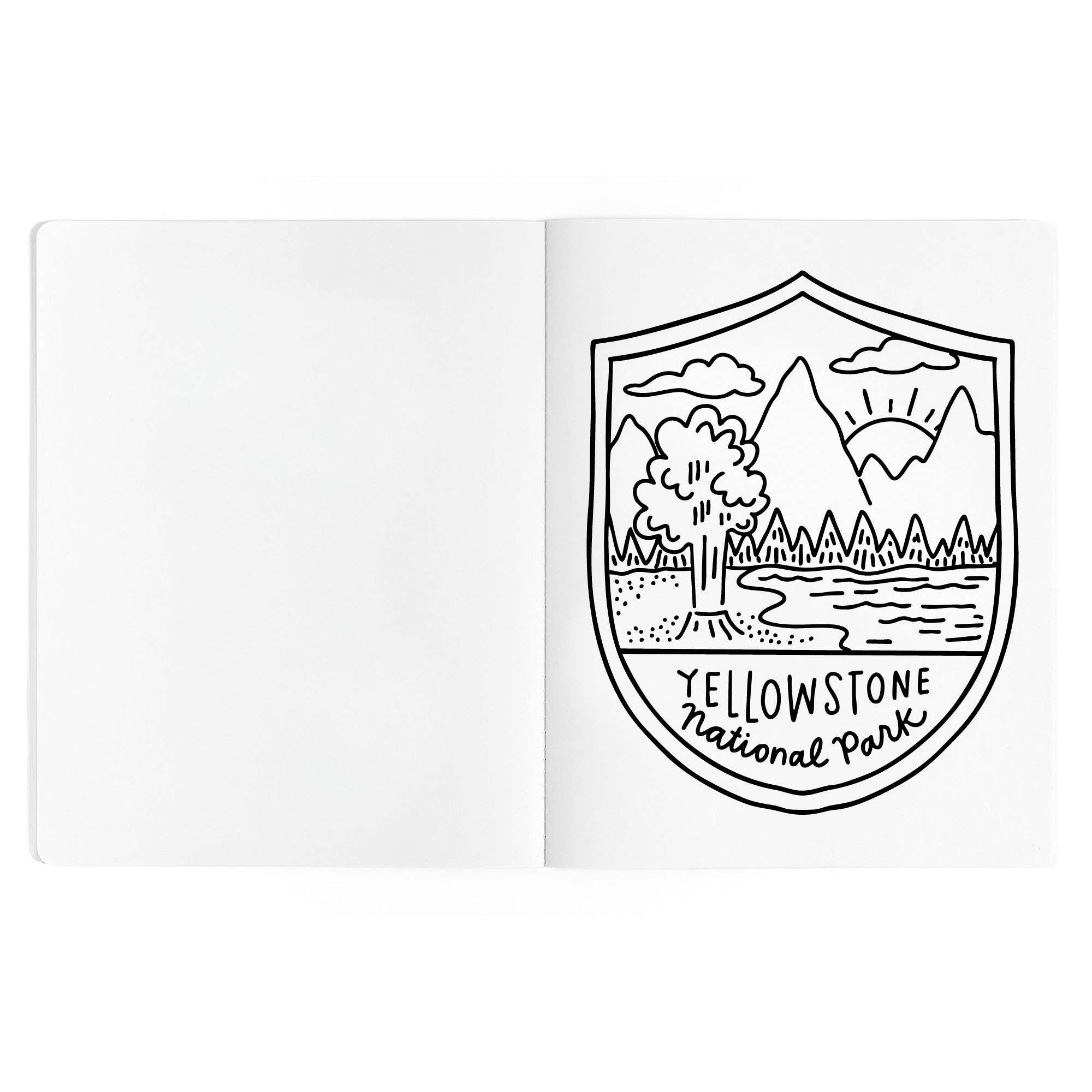 National Parks Coloring Book