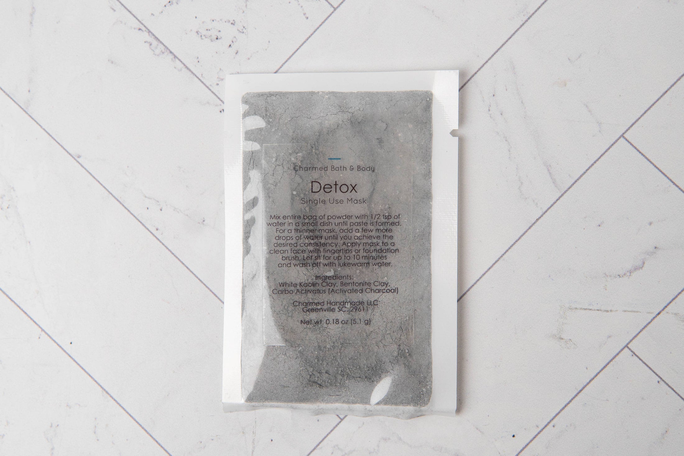 Single Use Clay Face Mask