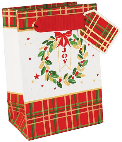 Tartan Wreath Small Bag