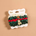 Load image into Gallery viewer, Scrunchie Charm Set-Evergreen Plaid
