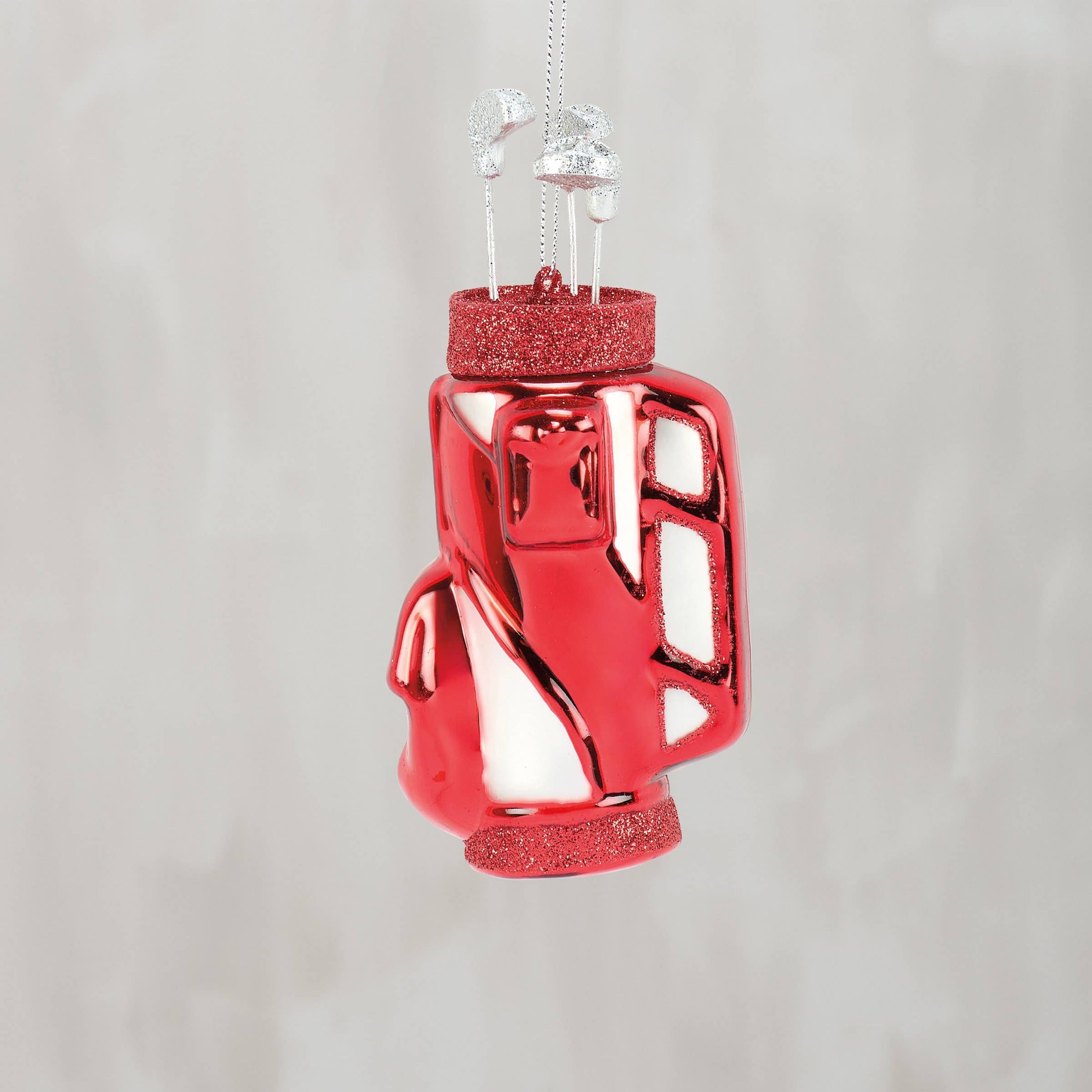 Golf Bag Glass Ornament