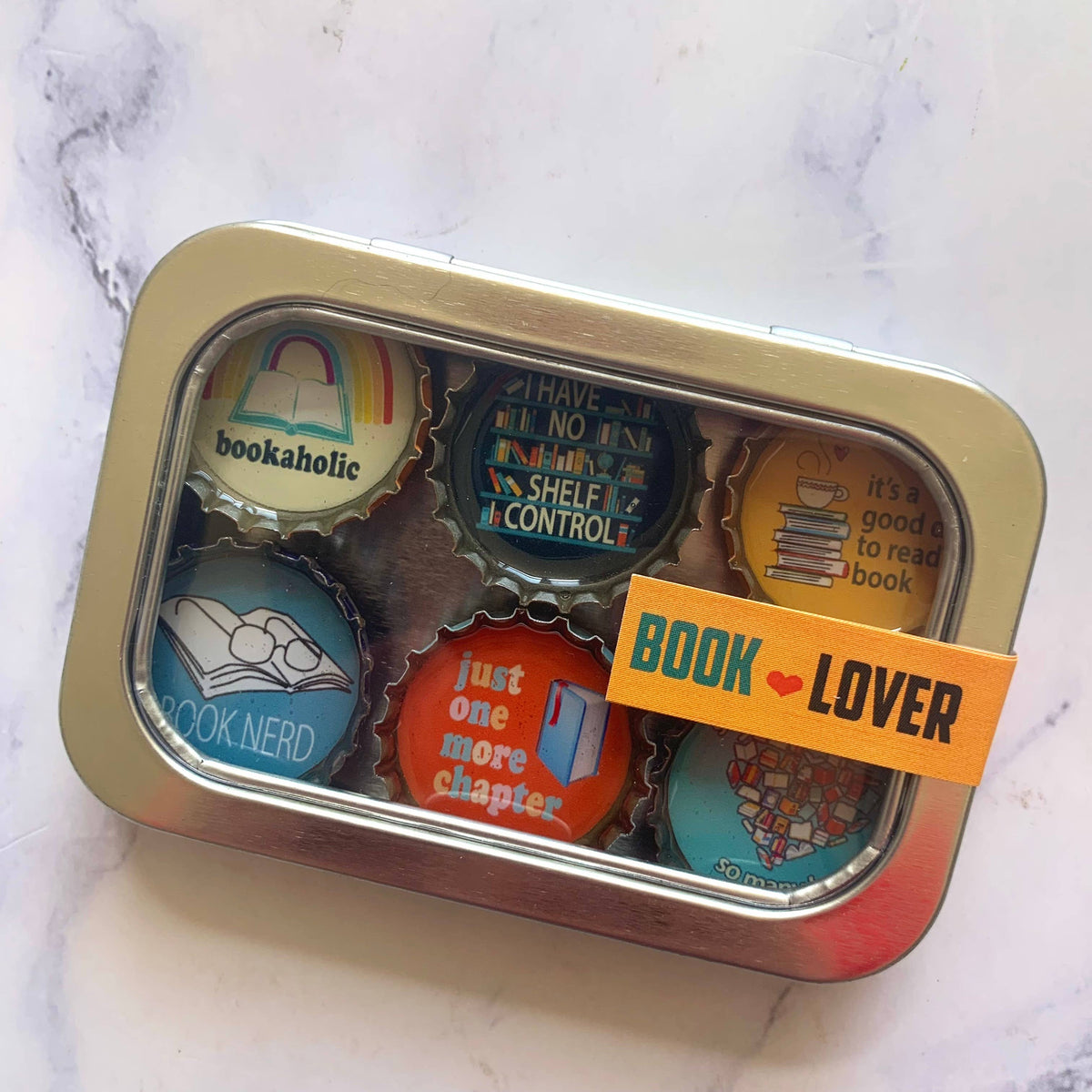 Book Lover Magnets - Handmade & Eco-friendly
