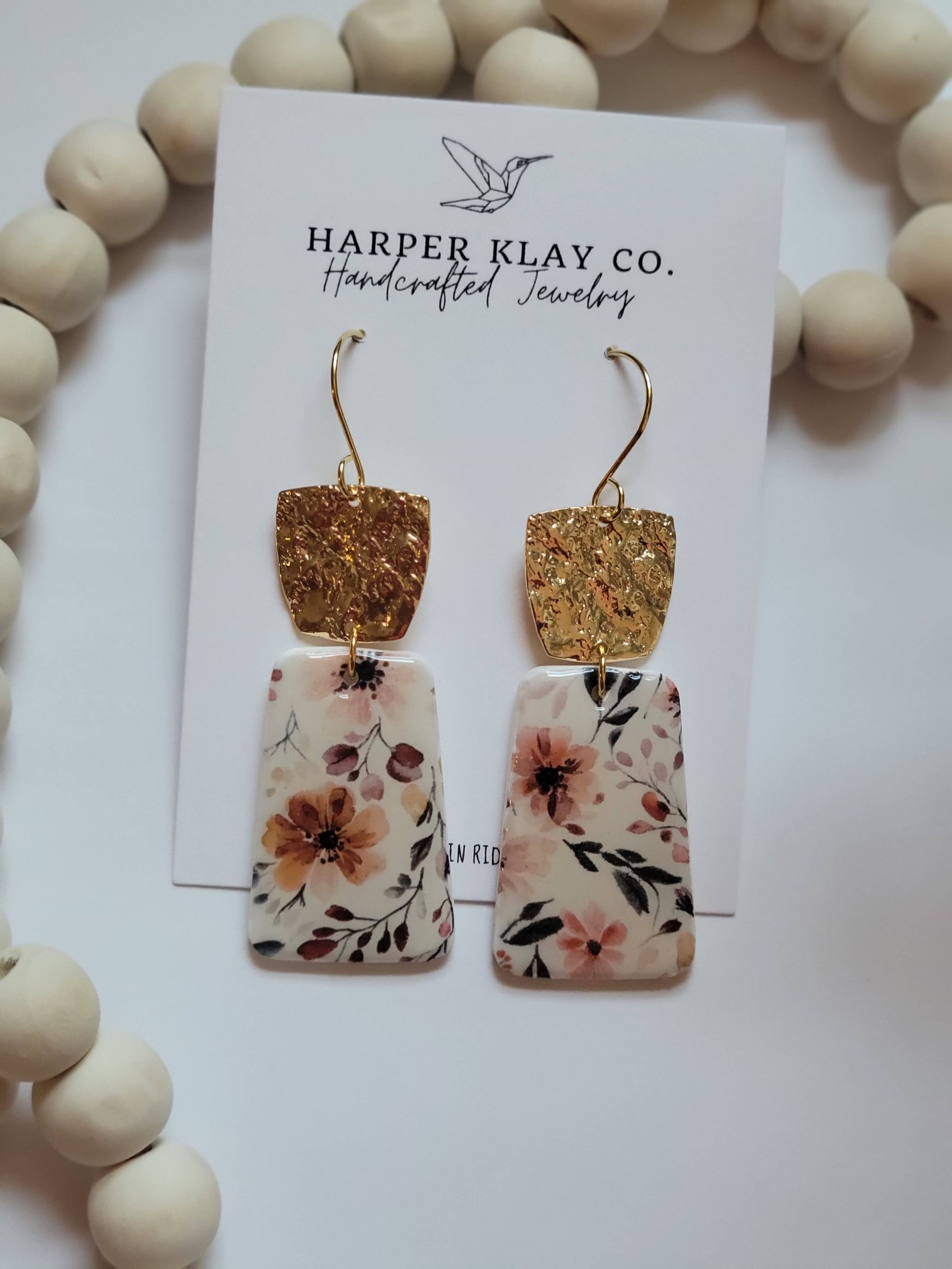 The Chic Floral Set- Fall Polymer Clay Earrings