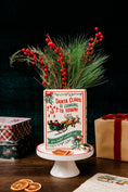 Load image into Gallery viewer, Large Book Vase, Santa is Coming to Town
