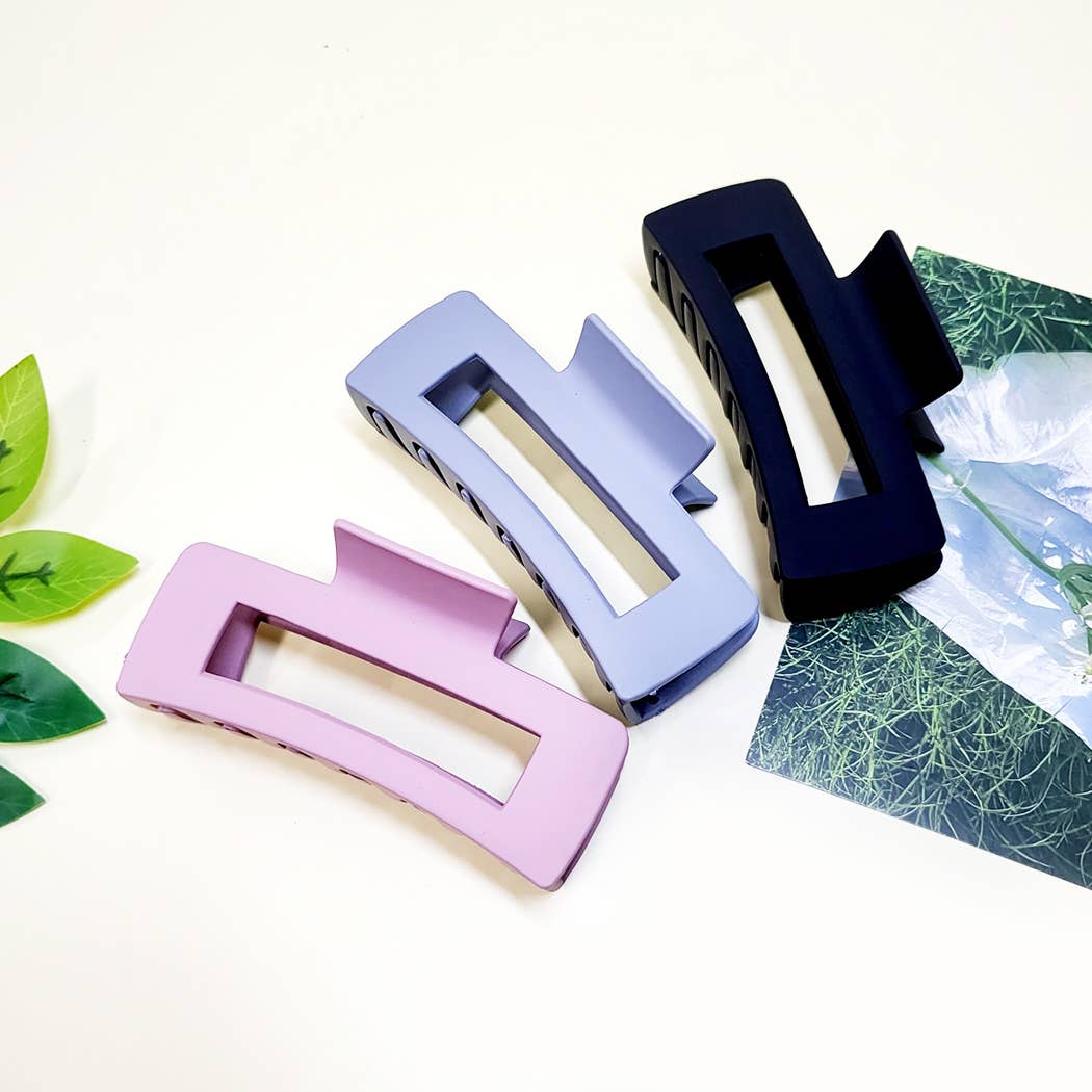 Matte Color Hair Claw Clip