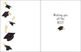 Load image into Gallery viewer, Graduation Greeting Card - Floating Grad Hats

