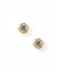 Load image into Gallery viewer, Screwback Stud Earrings - Addison - Clear
