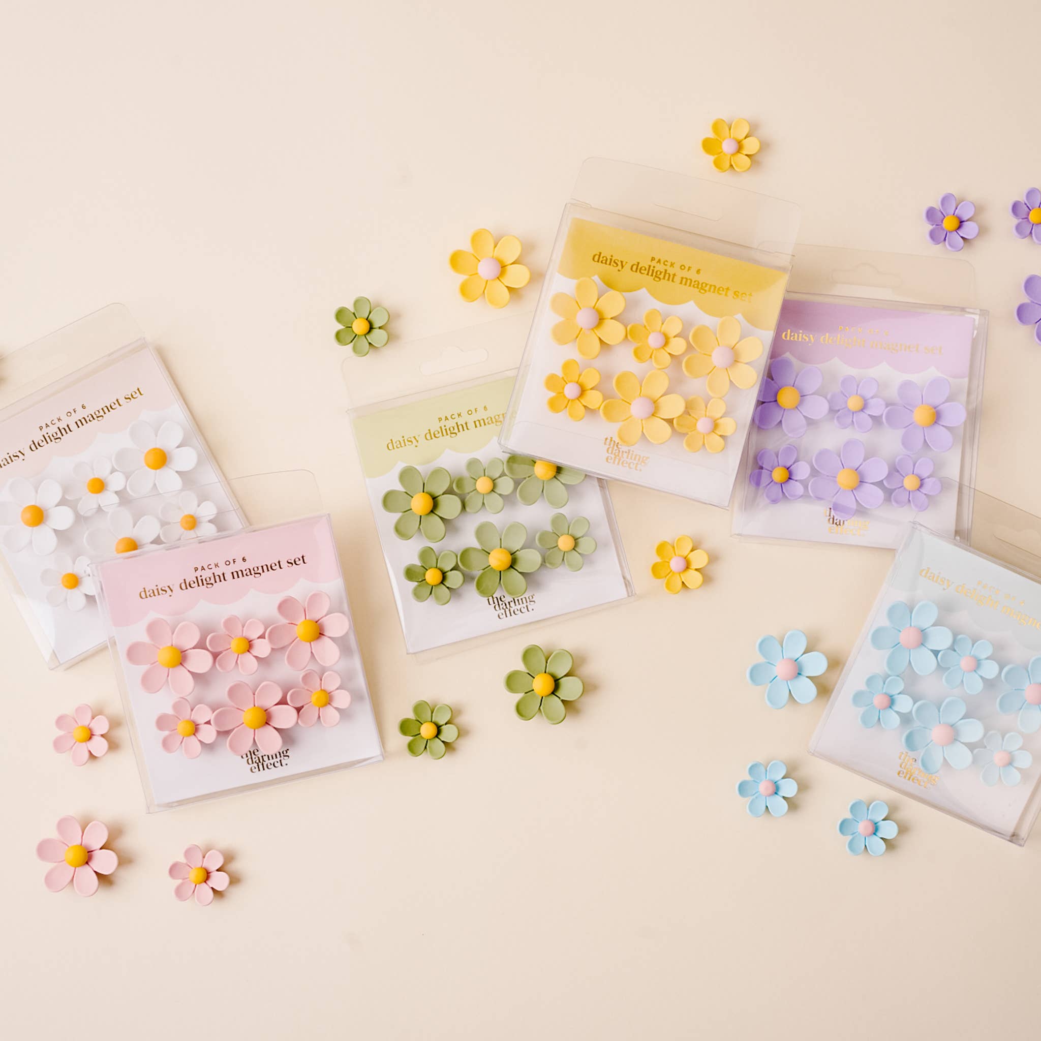 Daisy Delight Magnet Set-Blue