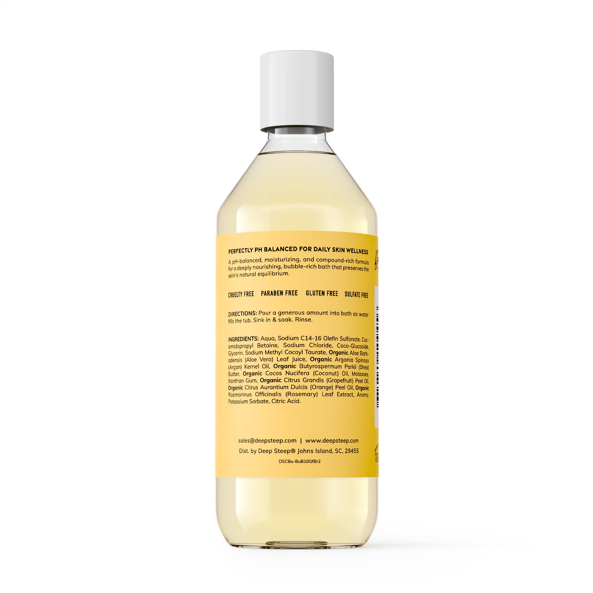 Grapefruit Bergamot Hypoallergenic Bubble Bath 10oz