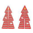 Load image into Gallery viewer, 3/Set - Wooden Dimensional Yuletide Christmas Tree Sitters
