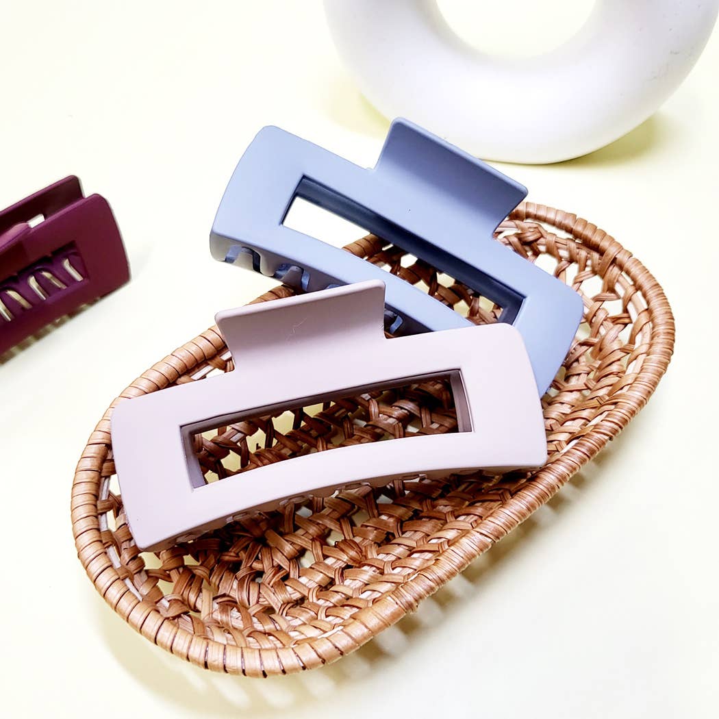 Matte Color Hair Claw Clip