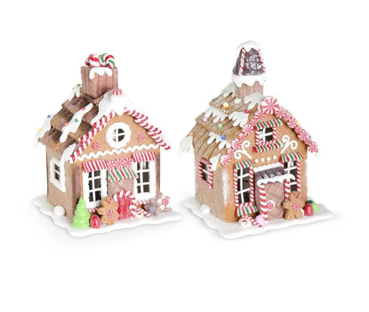 Light Up Gingerbread House - Sold Individually