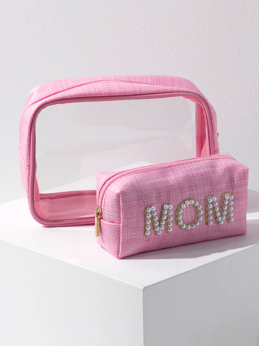 “Mom” Cosmetic Bag (Set of 2)