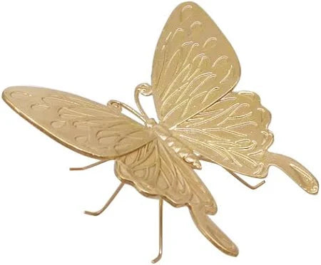 Gold Butterflies Figurines